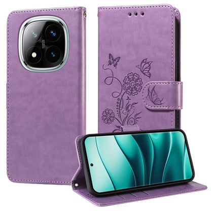 Embossed Butterfly Flowers Leather Phone Case, For Redmi Note 14 5G, For Redmi Note 14 Pro 5G / Note 14 Pro+ 5G, For Redmi 14C, For Redmi K70 Ultra, For Redmi 13 4G / Note 13R, For Redmi K70 / K70 Pro, For Redmi Note 13 Pro 4G, For Redmi 13C 5G / 4G / ...