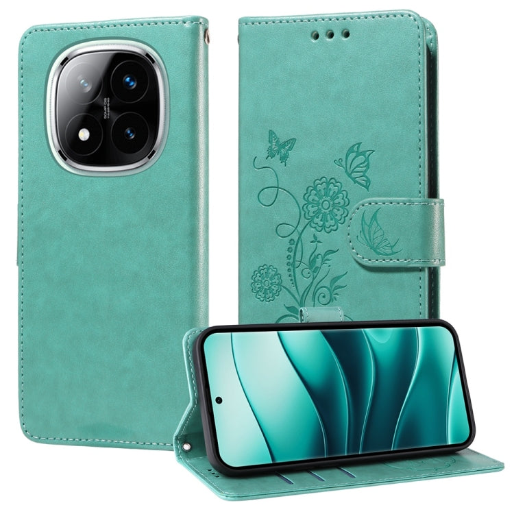 Embossed Butterfly Flowers Leather Phone Case, For Redmi Note 14 5G, For Redmi Note 14 Pro 5G / Note 14 Pro+ 5G, For Redmi 14C, For Redmi K70 Ultra, For Redmi 13 4G / Note 13R, For Redmi K70 / K70 Pro, For Redmi Note 13 Pro 4G, For Redmi 13C 5G / 4G / ...