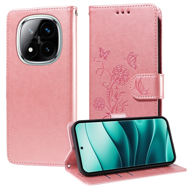 Embossed Butterfly Flowers Leather Phone Case, For Redmi Note 14 5G, For Redmi Note 14 Pro 5G / Note 14 Pro+ 5G, For Redmi 14C, For Redmi K70 Ultra, For Redmi 13 4G / Note 13R, For Redmi K70 / K70 Pro, For Redmi Note 13 Pro 4G, For Redmi 13C 5G / 4G / ...