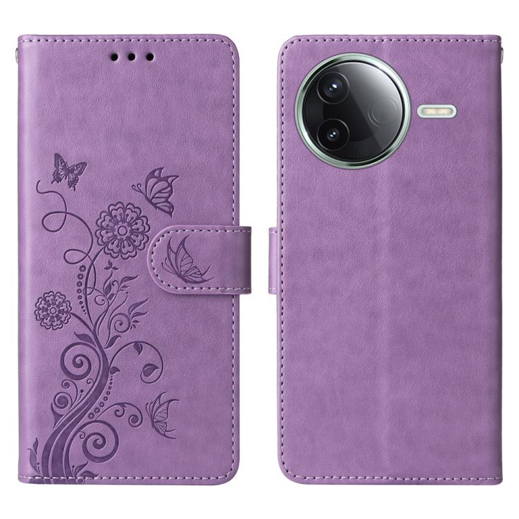 Embossed Butterfly Flowers Leather Phone Case, For Redmi K80 Pro, For Redmi K80, For Redmi Note 14 4G 163.25mm Global, For Redmi Note 14 5G, For Redmi Note 14 Pro 5G / Note 14 Pro+ 5G, For Redmi 14C, For Redmi K70 Ultra, For Redmi 13 4G / Note 13R     ...