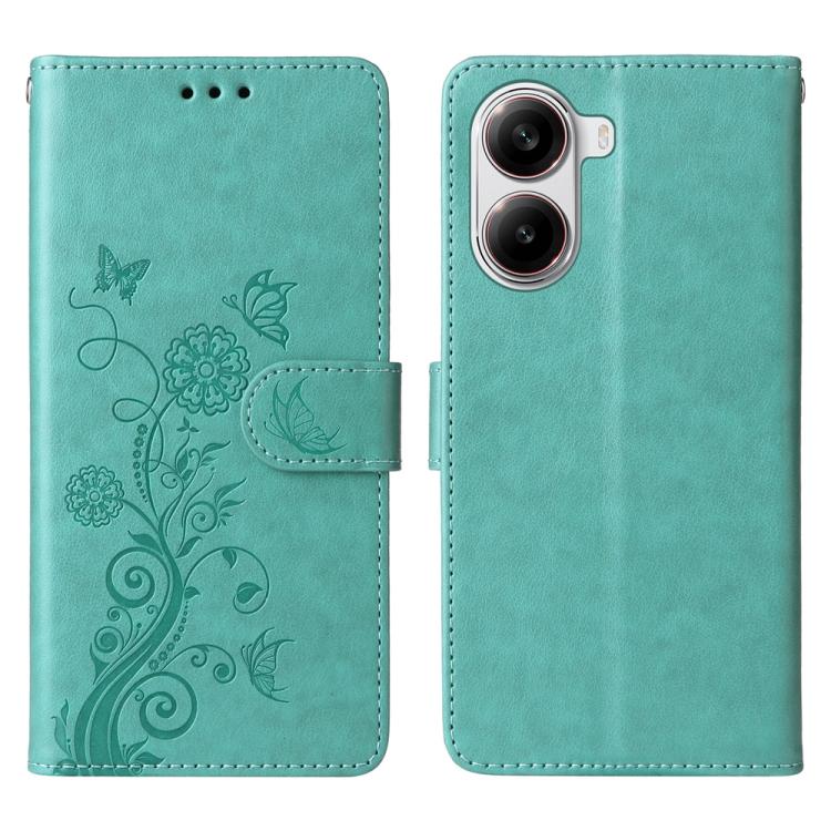 Embossed Butterfly Flowers Leather Phone Case, For Redmi 15a 5G, For Redmi Turbo 5 Max 5G / Poco X8 Pro Max 5G, For Redmi Turbo 5 5G / Poco X8 Pro 5G, For Redmi Note 15 Pro+ 5G 163.3mm / Poco M8 Pro 5G, For Redmi Note 15 4G / 5G Global 164mm / Poco M8 ...