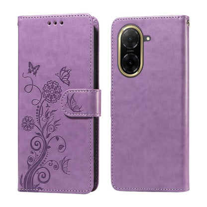 Embossed Butterfly Flowers Leather Phone Case, For Redmi 15a 5G, For Redmi Turbo 5 Max 5G / Poco X8 Pro Max 5G, For Redmi Turbo 5 5G / Poco X8 Pro 5G, For Redmi Note 15 Pro+ 5G 163.3mm / Poco M8 Pro 5G, For Redmi Note 15 4G / 5G Global 164mm / Poco M8 ...