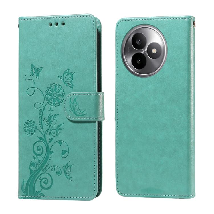 Embossed Butterfly Flowers Leather Phone Case, For Redmi 15a 5G, For Redmi Turbo 5 Max 5G / Poco X8 Pro Max 5G, For Redmi Turbo 5 5G / Poco X8 Pro 5G, For Redmi Note 15 Pro+ 5G 163.3mm / Poco M8 Pro 5G, For Redmi Note 15 4G / 5G Global 164mm / Poco M8 ...