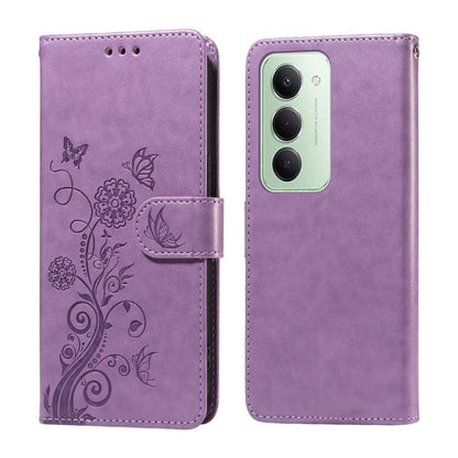 Embossed Butterfly Flowers Leather Phone Case, For Redmi 15a 5G, For Redmi Turbo 5 Max 5G / Poco X8 Pro Max 5G, For Redmi Turbo 5 5G / Poco X8 Pro 5G, For Redmi Note 15 Pro+ 5G 163.3mm / Poco M8 Pro 5G, For Redmi Note 15 4G / 5G Global 164mm / Poco M8 ...