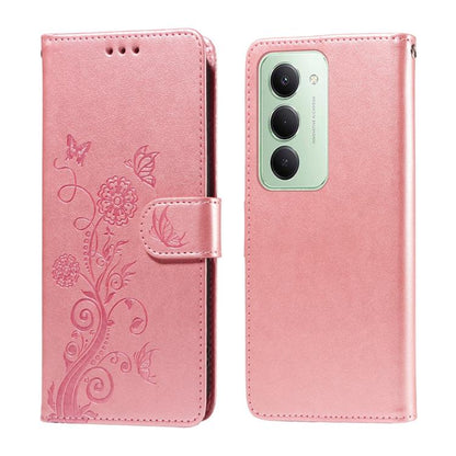 Embossed Butterfly Flowers Leather Phone Case, For Redmi 15a 5G, For Redmi Turbo 5 Max 5G / Poco X8 Pro Max 5G, For Redmi Turbo 5 5G / Poco X8 Pro 5G, For Redmi Note 15 Pro+ 5G 163.3mm / Poco M8 Pro 5G, For Redmi Note 15 4G / 5G Global 164mm / Poco M8 ...