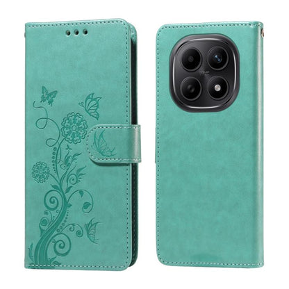 Embossed Butterfly Flowers Leather Phone Case, For Redmi 15a 5G, For Redmi Turbo 5 Max 5G / Poco X8 Pro Max 5G, For Redmi Turbo 5 5G / Poco X8 Pro 5G, For Redmi Note 15 Pro+ 5G 163.3mm / Poco M8 Pro 5G, For Redmi Note 15 4G / 5G Global 164mm / Poco M8 ...