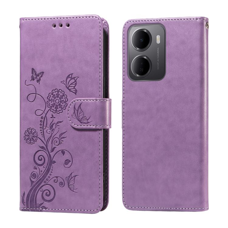 Embossed Butterfly Flowers Leather Phone Case, For Redmi Note 17 5G / 4G Global 171mm, For Redmi Note 17 Pro+ 5G Global 163mm, For Redmi 17 5G / 4G Global 170mm, For Redmi 15a 5G, For Redmi Turbo 5 Max 5G / Poco X8 Pro Max 5G                           ...