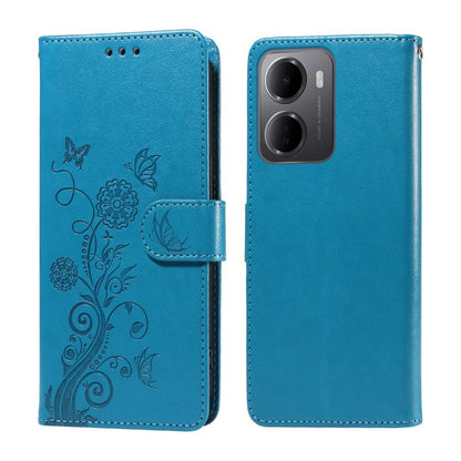 Embossed Butterfly Flowers Leather Phone Case, For Redmi 15a 5G, For Redmi Turbo 5 Max 5G / Poco X8 Pro Max 5G, For Redmi Turbo 5 5G / Poco X8 Pro 5G, For Redmi Note 15 Pro+ 5G 163.3mm / Poco M8 Pro 5G, For Redmi Note 15 4G / 5G Global 164mm / Poco M8 ...