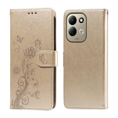 Embossed Butterfly Flowers Leather Phone Case, For Redmi Note 17 5G / 4G Global 171mm, For Redmi Note 17 Pro+ 5G Global 163mm, For Redmi 17 5G / 4G Global 170mm, For Redmi 15a 5G, For Redmi Turbo 5 Max 5G / Poco X8 Pro Max 5G                           ...