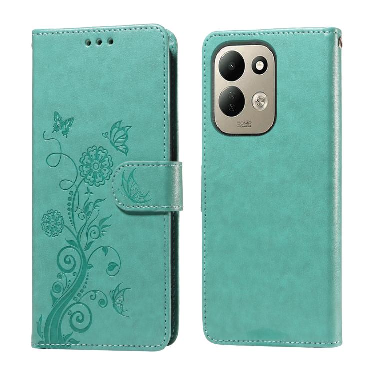 Embossed Butterfly Flowers Leather Phone Case, For Redmi Note 17 5G / 4G Global 171mm, For Redmi Note 17 Pro+ 5G Global 163mm, For Redmi 17 5G / 4G Global 170mm, For Redmi 15a 5G, For Redmi Turbo 5 Max 5G / Poco X8 Pro Max 5G                           ...