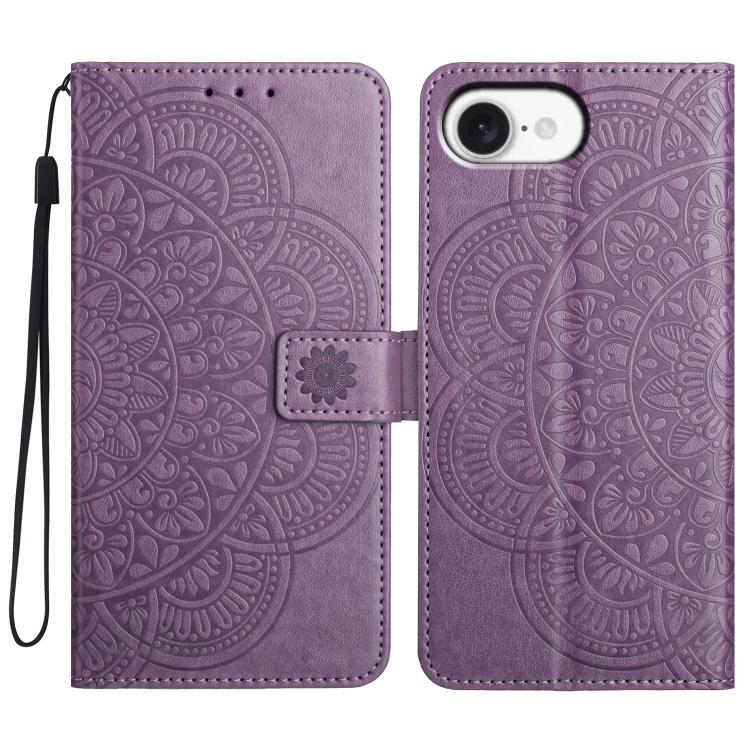 Flower Embossed Leather Phone Case, For iPhone 18 Pro, For iPhone 18 Pro Max, For iPhone 17e / 16e, For iPhone 17 Pro Max, For iPhone 17 Pro, For iPhone 17, For iPhone Air, For iPhone 16 Pro Max, For iPhone 16 Pro, For iPhone 16 Plus, For iPhone 16