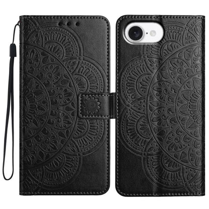 Flower Embossed Leather Phone Case