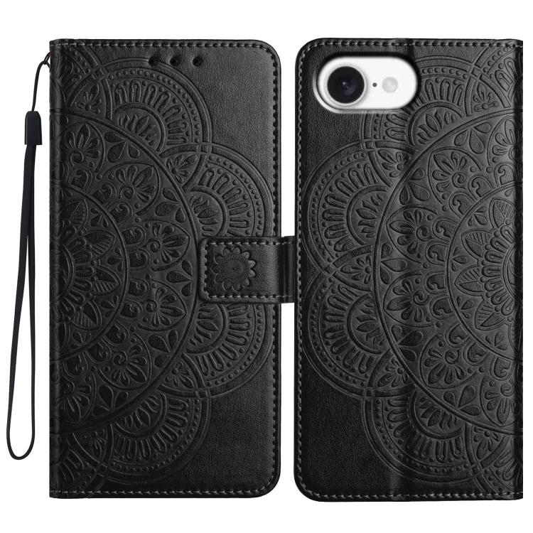 Flower Embossed Leather Phone Case, For iPhone 18 Pro, For iPhone 18 Pro Max, For iPhone 17e / 16e, For iPhone 17 Pro Max, For iPhone 17 Pro, For iPhone 17, For iPhone Air, For iPhone 16 Pro Max, For iPhone 16 Pro, For iPhone 16 Plus, For iPhone 16
