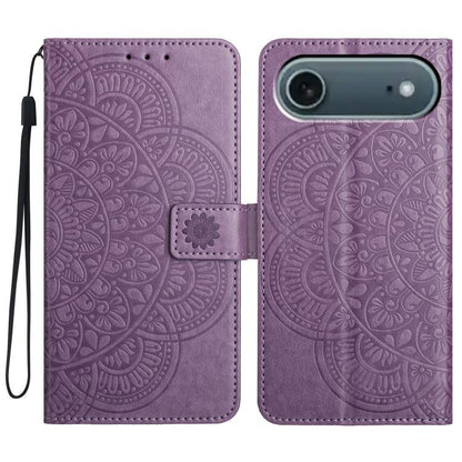 Flower Embossed Leather Phone Case