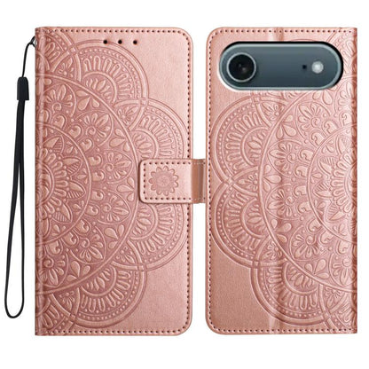 Flower Embossed Leather Phone Case