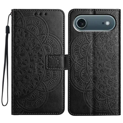 Flower Embossed Leather Phone Case
