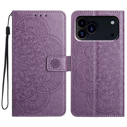 Flower Embossed Leather Phone Case
