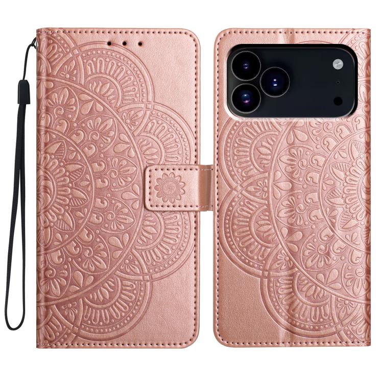 Flower Embossed Leather Phone Case, For iPhone 18 Pro, For iPhone 18 Pro Max, For iPhone 17e / 16e, For iPhone 17 Pro Max, For iPhone 17 Pro, For iPhone 17, For iPhone Air, For iPhone 16 Pro Max, For iPhone 16 Pro, For iPhone 16 Plus, For iPhone 16