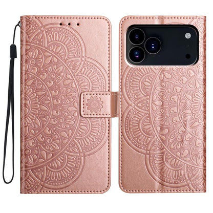Flower Embossed Leather Phone Case, For iPhone 18 Pro, For iPhone 18 Pro Max, For iPhone 17e / 16e, For iPhone 17 Pro Max, For iPhone 17 Pro, For iPhone 17, For iPhone Air, For iPhone 16 Pro Max, For iPhone 16 Pro, For iPhone 16 Plus, For iPhone 16