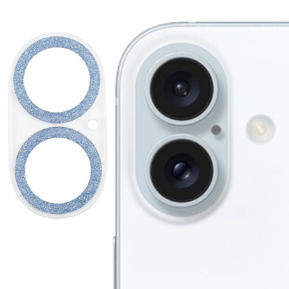 Glitter Ring Tempered Glass Camera Lens Film, For iPhone 16 Pro / 16 Pro Max, For iPhone 16 / 16 Plus