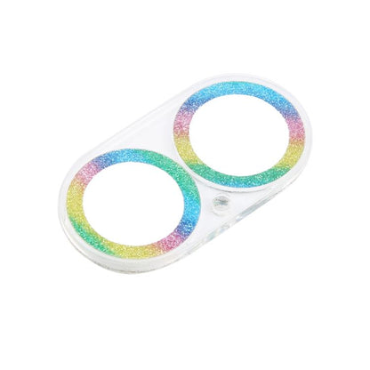 Glitter Ring Tempered Glass Camera Lens Film