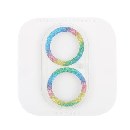 Glitter Ring Tempered Glass Camera Lens Film