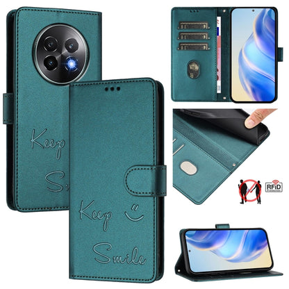 Smile Embossing RFID Leather Phone Case, For Realme GT 7 Pro 5G, For Realme C63 5G Global, For Realme Note 60 4G Global, For Realme 13+ 5G Global, For Realme 13 Pro / 13 Pro+ 5G, For Realme GT 6 / 6T 5G Global, For Realme C63 / C61 Global              ...
