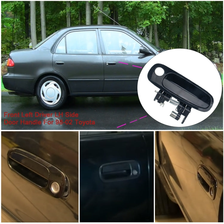 Car Left Front Door Outside Handle 69220-02030 for Toyota Carola 1998-2002, A3446-01