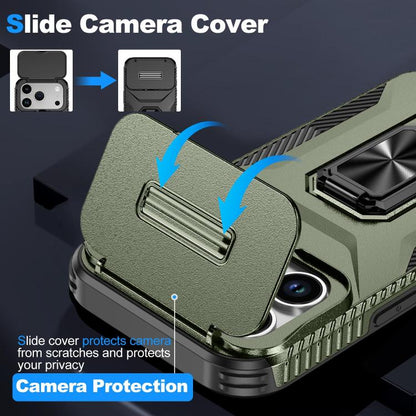 Sliding Camshield Holder Phone Case, For iPhone 18 Pro, For iPhone 18 Pro Max, For iPhone 17e / 16e, For iPhone 17 Pro Max, For iPhone 17 Pro, For iPhone 17, For iPhone Air, For iPhone 16 Pro Max, For iPhone 16 Pro, For iPhone 16 Plus, For iPhone 16   ...