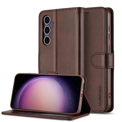 LC.IMEEKE Calf Texture Leather Phone Case, For Galaxy A08 5G/A08 4G, For Galaxy A18 5G/A18 4G, For Samsung Galaxy A57 5G, For Samsung Galaxy A37 5G, For Galaxy A27 5G, For Samsung Galaxy A07 4G, For Samsung Galaxy A17 5G, For Samsung Galaxy A56 5G     ...