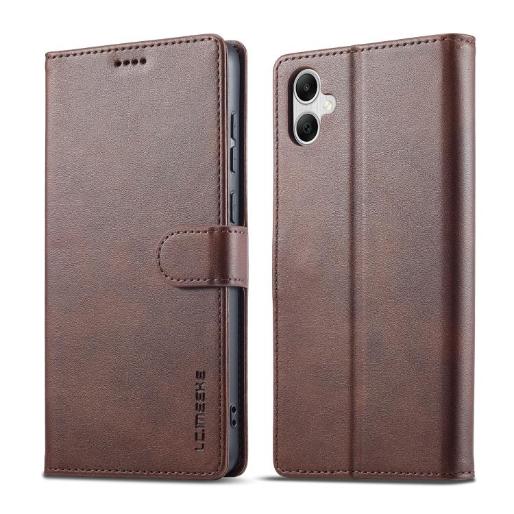 LC.IMEEKE Calf Texture Leather Phone Case, For Galaxy A08 5G/A08 4G, For Galaxy A18 5G/A18 4G, For Samsung Galaxy A57 5G, For Samsung Galaxy A37 5G, For Galaxy A27 5G, For Samsung Galaxy A07 4G, For Samsung Galaxy A17 5G, For Samsung Galaxy A56 5G     ...
