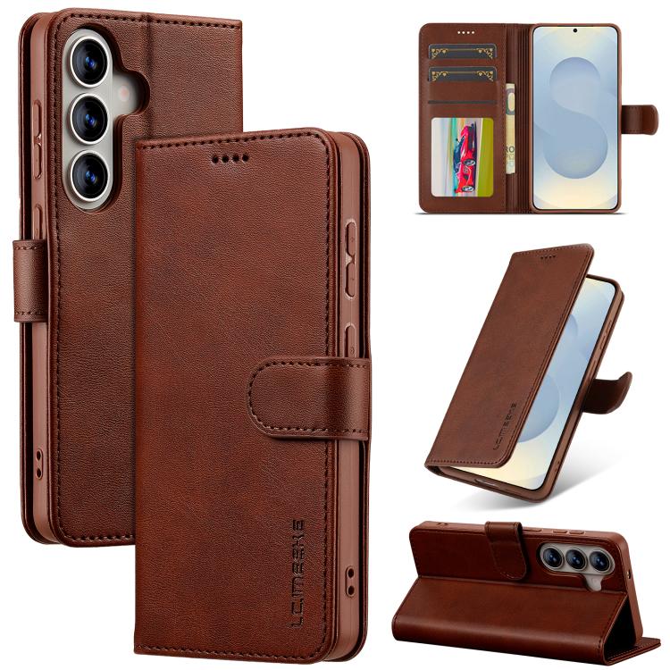 LC.IMEEKE Calf Texture Leather Phone Case, For Galaxy A08 5G/A08 4G, For Galaxy A18 5G/A18 4G, For Samsung Galaxy A57 5G, For Samsung Galaxy A37 5G, For Galaxy A27 5G, For Samsung Galaxy A07 4G, For Samsung Galaxy A17 5G, For Samsung Galaxy A56 5G     ...