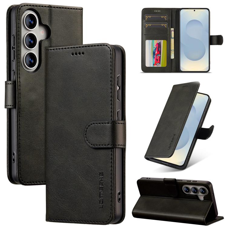 LC.IMEEKE Calf Texture Leather Phone Case, For Galaxy A08 5G/A08 4G, For Galaxy A18 5G/A18 4G, For Samsung Galaxy A57 5G, For Samsung Galaxy A37 5G, For Galaxy A27 5G, For Samsung Galaxy A07 4G, For Samsung Galaxy A17 5G, For Samsung Galaxy A56 5G     ...