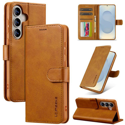 LC.IMEEKE Calf Texture Leather Phone Case, For Galaxy A08 5G/A08 4G, For Galaxy A18 5G/A18 4G, For Samsung Galaxy A57 5G, For Samsung Galaxy A37 5G, For Galaxy A27 5G, For Samsung Galaxy A07 4G, For Samsung Galaxy A17 5G, For Samsung Galaxy A56 5G     ...