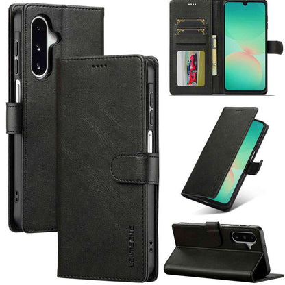 LC.IMEEKE Calf Texture Leather Phone Case, For Galaxy A08 5G/A08 4G, For Galaxy A18 5G/A18 4G, For Samsung Galaxy A57 5G, For Samsung Galaxy A37 5G, For Galaxy A27 5G, For Samsung Galaxy A07 4G, For Samsung Galaxy A17 5G, For Samsung Galaxy A56 5G     ...