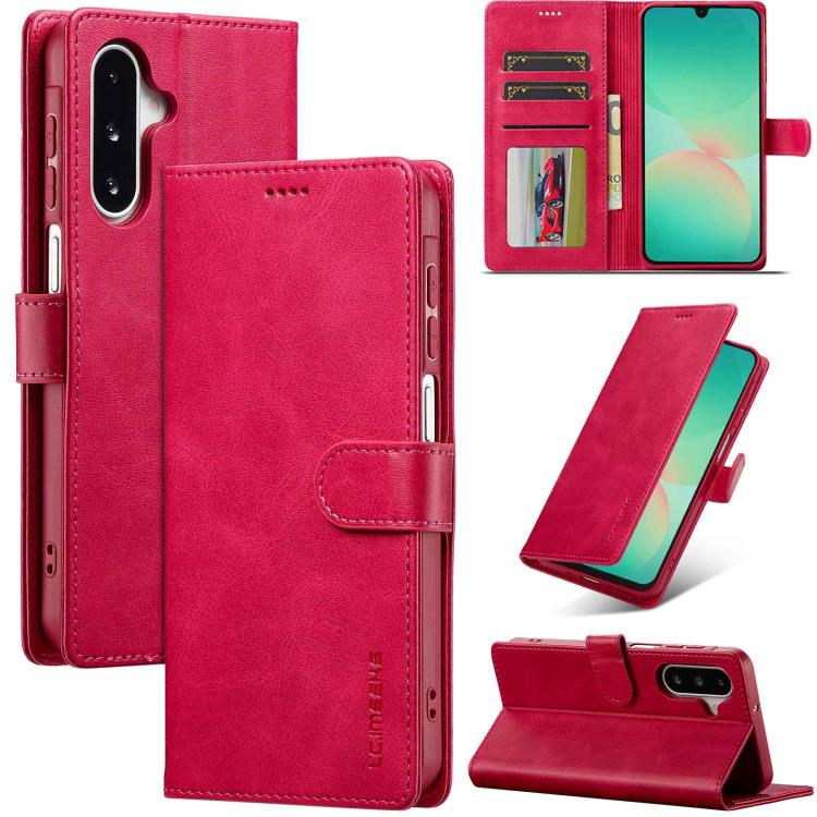 LC.IMEEKE Calf Texture Leather Phone Case, For Galaxy A08 5G/A08 4G, For Galaxy A18 5G/A18 4G, For Samsung Galaxy A57 5G, For Samsung Galaxy A37 5G, For Galaxy A27 5G, For Samsung Galaxy A07 4G, For Samsung Galaxy A17 5G, For Samsung Galaxy A56 5G     ...