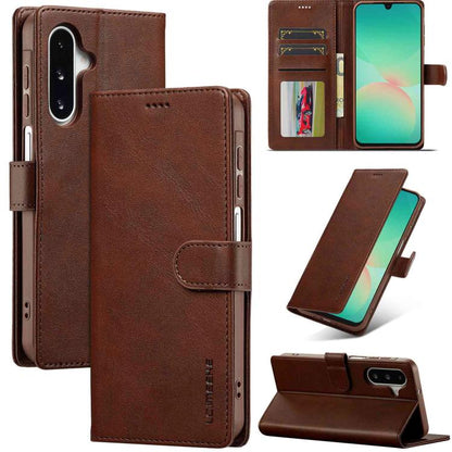 LC.IMEEKE Calf Texture Leather Phone Case, For Galaxy A08 5G/A08 4G, For Galaxy A18 5G/A18 4G, For Samsung Galaxy A57 5G, For Samsung Galaxy A37 5G, For Galaxy A27 5G, For Samsung Galaxy A07 4G, For Samsung Galaxy A17 5G, For Samsung Galaxy A56 5G     ...