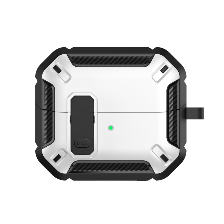 Dual-color Earphone Protective Case with Switch & Hook, For Samsung Galaxy Buds 3 / 3 Pro