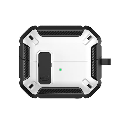 Dual-color Earphone Protective Case with Switch & Hook, For Samsung Galaxy Buds 3 / 3 Pro