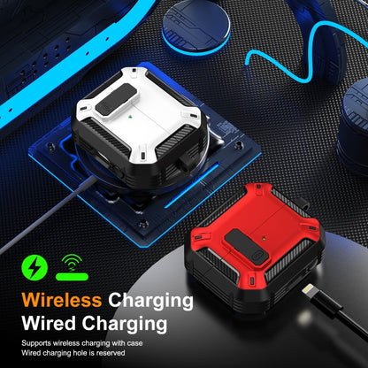 Dual-color Earphone Protective Case with Switch & Hook, For Samsung Galaxy Buds 3 / 3 Pro