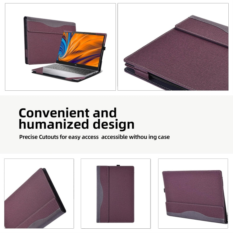 Leather Laptop Shockproof Protective Case, For Dell Pro 16 PC16255 / 16 DC16250, For Dell 16 Plus / Pro 16 Plus, For Dell Latitude 7455 14 inch, For Dell Latitude 3430 14 inch, For Dell Latitude 7640 16 inch, For Dell Latitude 7650 16 inch