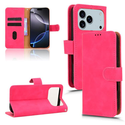 Skin Feel Magnetic Flip Leather Phone Case, For iPhone 17e / 16e, For iPhone 17 Pro Max, For iPhone 17 Pro, For iPhone 17, For iPhone Air, For iPhone 16 Pro Max, For iPhone 16 Pro