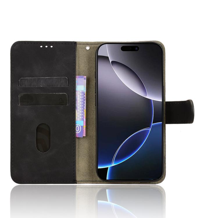 Skin Feel Magnetic Flip Leather Phone Case, For iPhone 18 Pro / 17 Pro, For iPhone 18 Pro Max / 17 Pro Max, For iPhone 17e / 16e, For iPhone 17, For iPhone Air, For iPhone 16 Pro Max, For iPhone 16 Pro