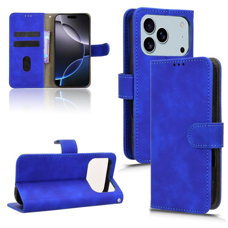 Skin Feel Magnetic Flip Leather Phone Case, For iPhone 17e / 16e, For iPhone 17 Pro Max, For iPhone 17 Pro, For iPhone 17, For iPhone Air, For iPhone 16 Pro Max, For iPhone 16 Pro