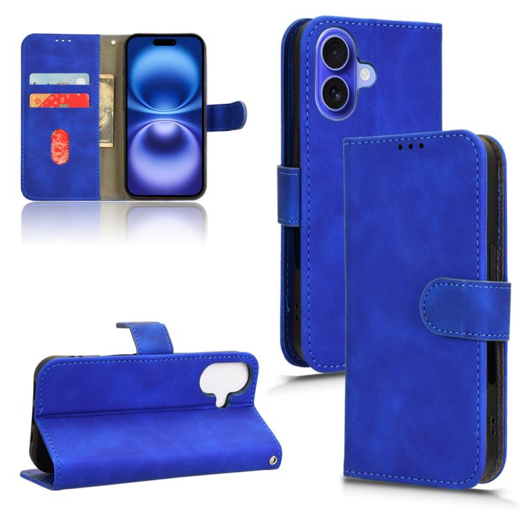 Skin Feel Magnetic Flip Leather Phone Case, For iPhone 17e / 16e, For iPhone 17 Pro Max, For iPhone 17 Pro, For iPhone 17, For iPhone Air, For iPhone 16 Pro Max, For iPhone 16 Pro