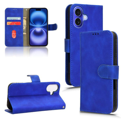 Skin Feel Magnetic Flip Leather Phone Case, For iPhone 17e / 16e, For iPhone 17 Pro Max, For iPhone 17 Pro, For iPhone 17, For iPhone Air, For iPhone 16 Pro Max, For iPhone 16 Pro