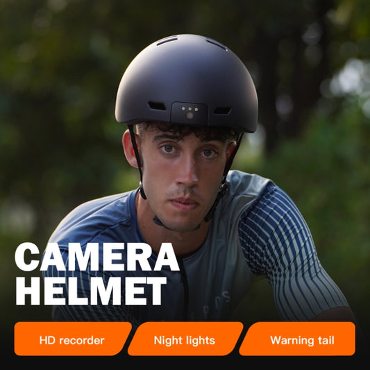Casque intelligent de cyclisme V6 WiFi HD avec caméra, taille : 54-63cm