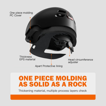 V6 WiFi HD Camera Cycling Smart Helmet, Size: 54-63cm