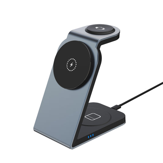 SW18 3-in-1 metalen magnetische draadloze oplader