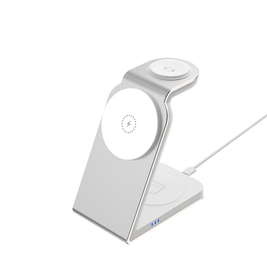 SW18 3-in-1 metalen magnetische draadloze oplader